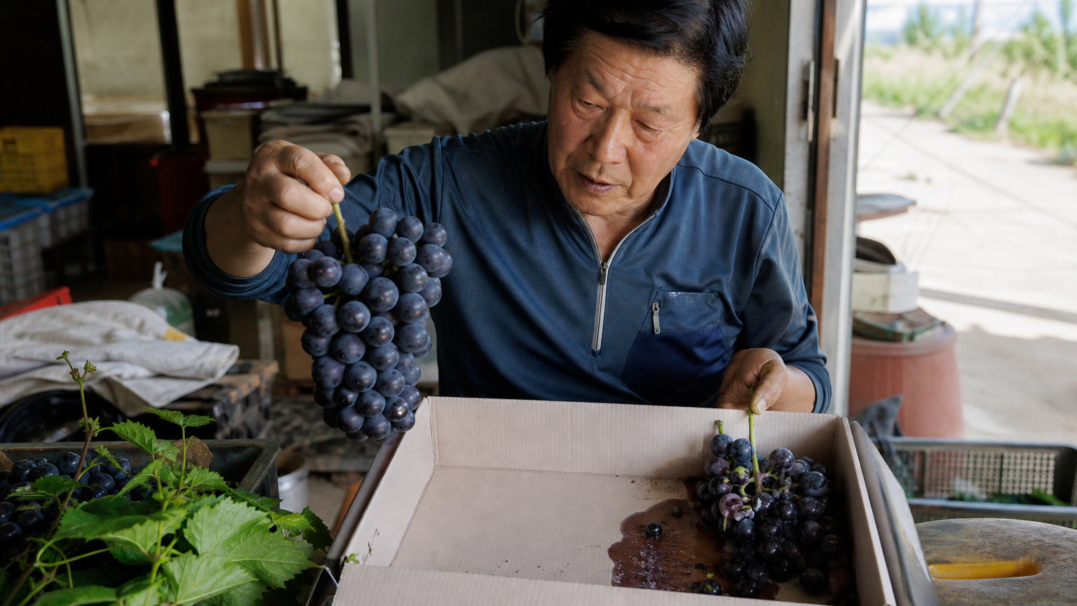 포도농장 사장님이 알려주는 맛있는 포도 고르는 법 관련 사진 — 포도농장 사장님 한눈에 정리