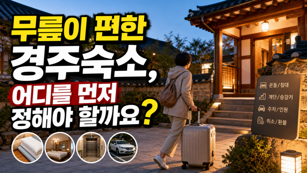 경주숙소 관련 대표 이미지